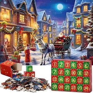 1008pc Christmas Advent Puzzle Calendar‎ 2026 - Family Gift & Fun